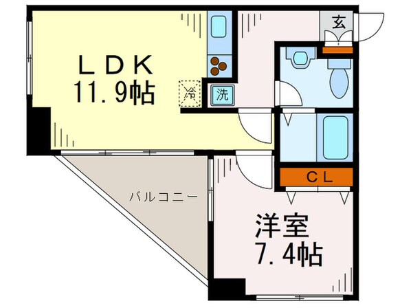 サウンドおしあげの物件間取画像